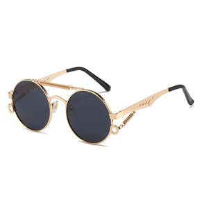 Óculos de Sol - Veopunk™ OC-181 Oak Vintage Dourado/ Cinza 