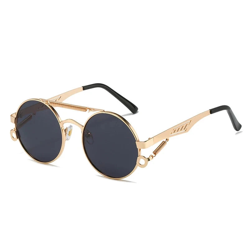 Óculos de Sol - Veopunk™ OC-181 Oak Vintage Dourado/ Cinza 