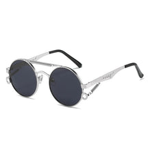 Óculos de Sol - Veopunk™ OC-181 Oak Vintage Prata/ Cinza 