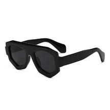 SO&EI Fashion Irregular Square Women Sunglasses Shades UV400 Retro Blue Purple Men Sun Glasses OC-174 Oak Vintage Preto 