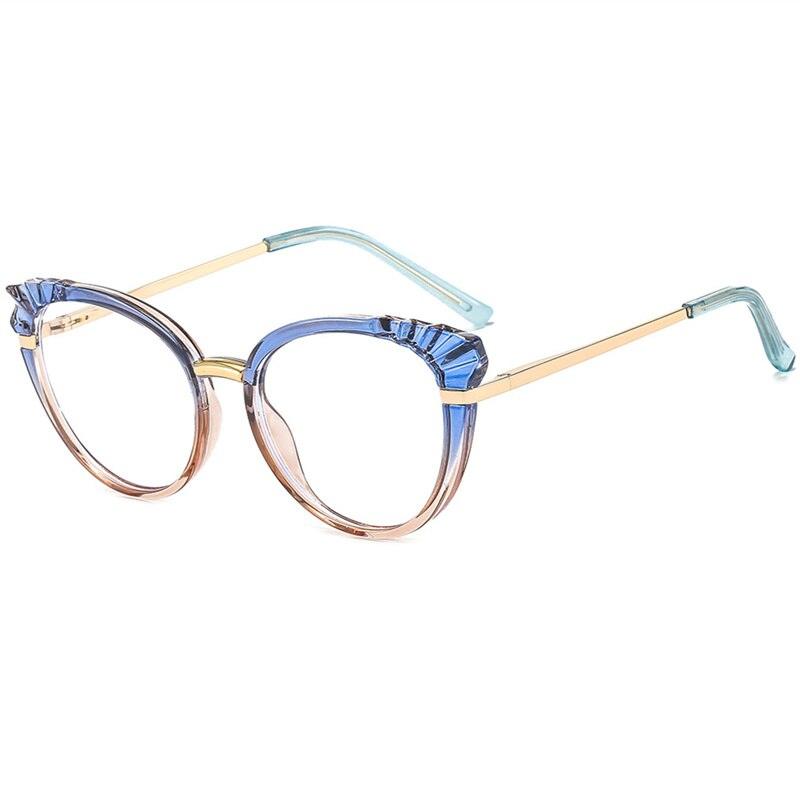 Armação Para Grau - Cecília™ 0 Oak Vintage Azul/ Rosa 