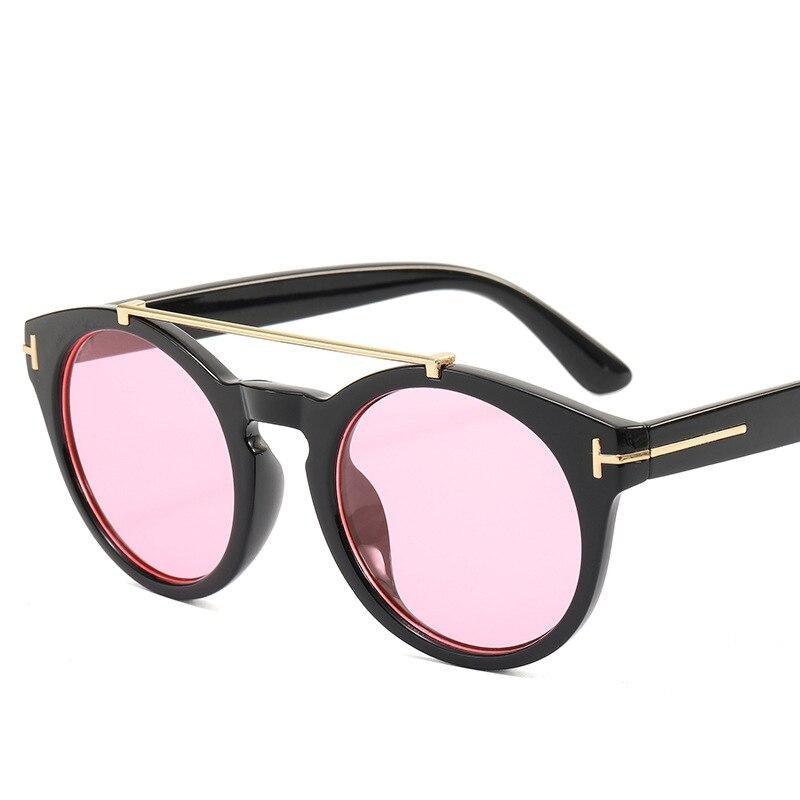 Óculos de Sol Austin™ - UV400 (FRETE GRÁTIS) OC03 Oak Vintage Rosa 