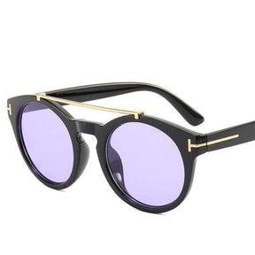 Óculos de Sol Austin™ - UV400 (FRETE GRÁTIS) OC03 Oak Vintage Roxo 