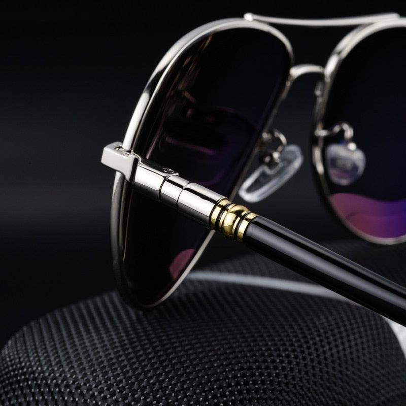 Óculos de Sol Aviador - Rockstar™ - UV400 (FRETE GRÁTIS) 0 Oak Vintage 