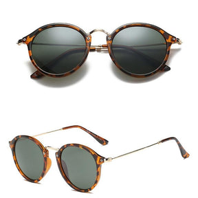 Óculos de Sol Bronx™ - UV400 (FRETE GRÁTIS) OC04 Oak Vintage Tartaruga/Verde 