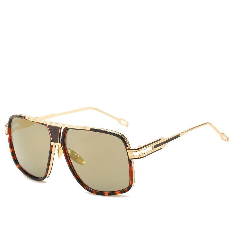 Óculos de Sol Chicago Premium™ - UV400 (FRETE GRÁTIS) 0 Oak Vintage Dourado 