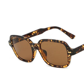 Óculos de Sol Júlia Premium™ - UV400 (FRETE GRÁTIS) OC02 Oak Vintage Leopardo 