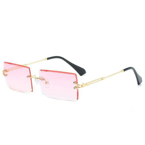 Óculos de Sol Letícia Premium™ - UV400 (FRETE GRÁTIS) 0 Oak Vintage Rosa Dourado 