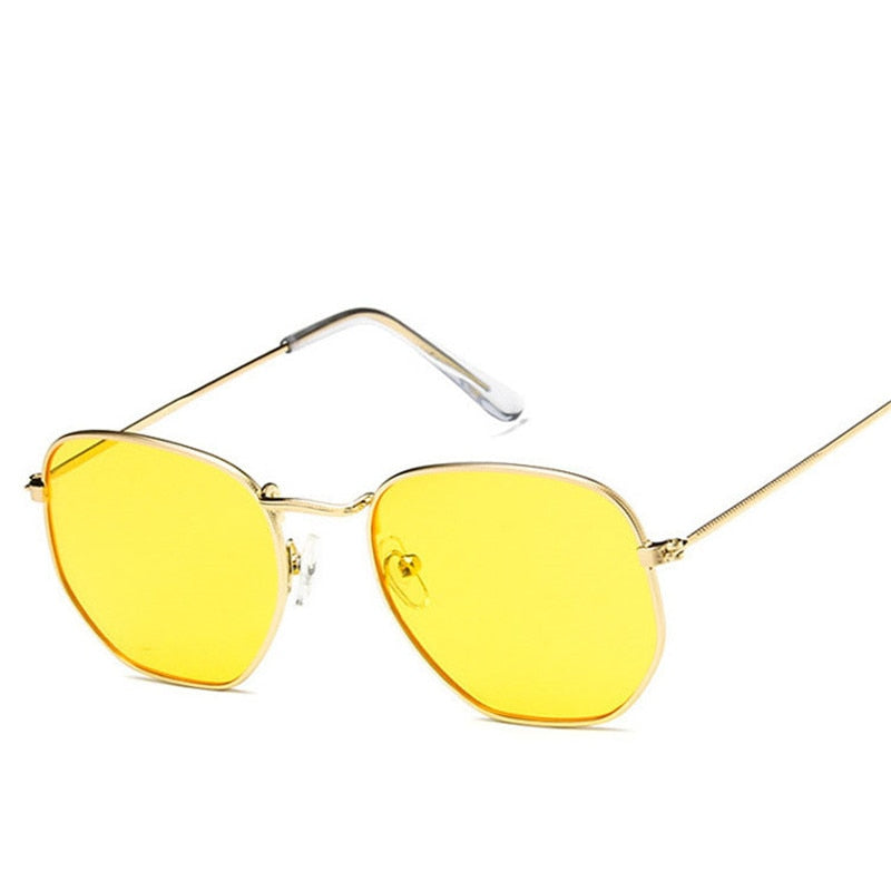 Óculos de Sol Lion Premium™ - UV400 (FRETE GRÁTIS) 0 Oak Vintage Amarelo Oceano 
