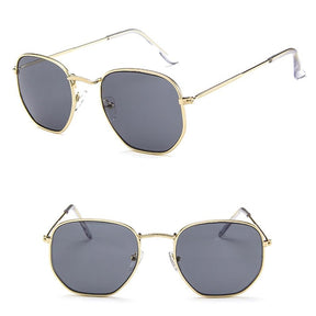 Óculos de Sol Lion Premium™ - UV400 (FRETE GRÁTIS) 0 Oak Vintage Cinza Ouro 