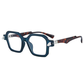 Óculos de Sol - Madrid™ - UV400 (FRETE GRÁTIS) 0 Oak Vintage Matte blue clear As the picture 