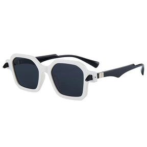 Óculos de Sol - Madrid™ - UV400 (FRETE GRÁTIS) 0 Oak Vintage White black grey As the picture 