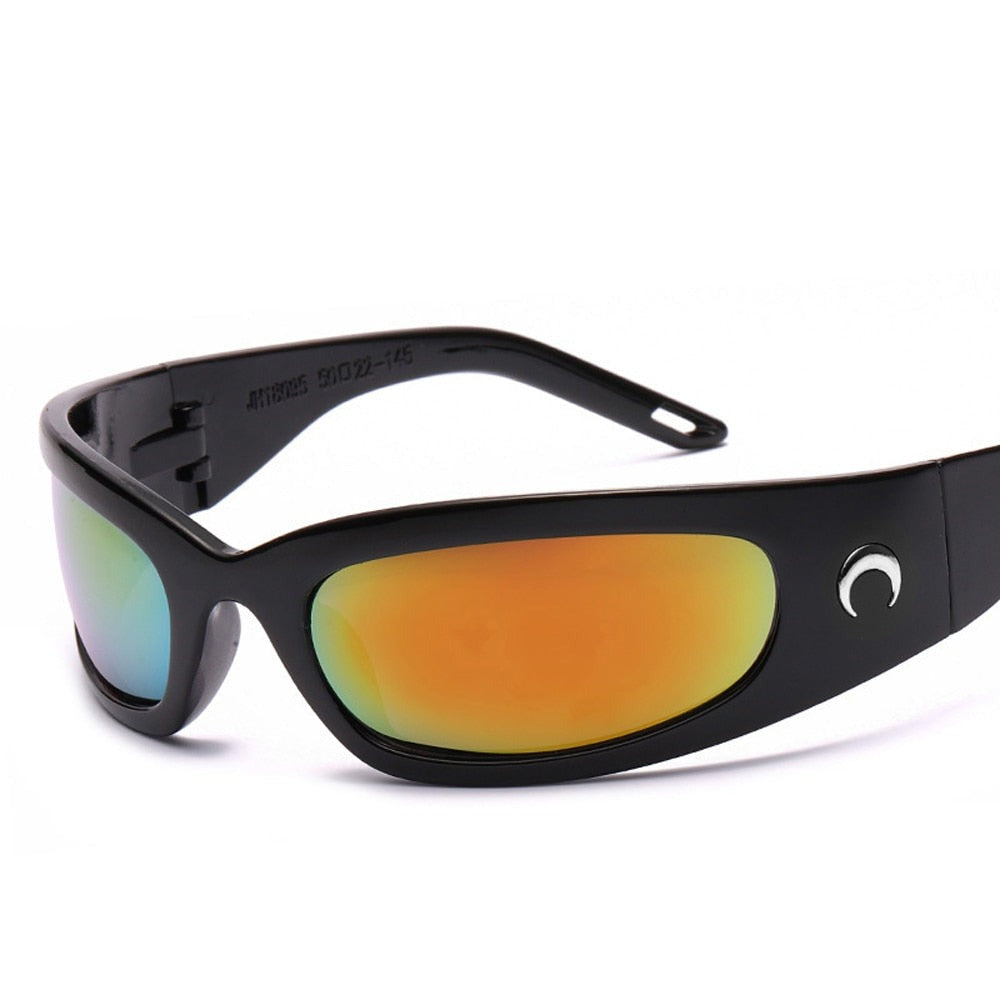 Óculos de Sol - New Moon™ - UV400 (FRETE GRÁTIS) 0 Oak Vintage Preto/ Vermelho 