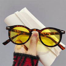 Óculos de Sol - Orlando™ - UV400 (FRETE GRÁTIS) OC08 Oak Vintage Tartaruga/ Amarelo 