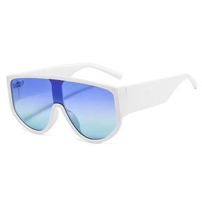 Óculos de Sol - Plaza™ - UV400 (FRETE GRÁTIS) 0 Oak Vintage Branco/Azul 
