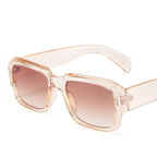 Óculos de Sol Quadrado - Queens™ - UV400 (FRETE GRÁTIS) 0 Oak Vintage Champanhe 