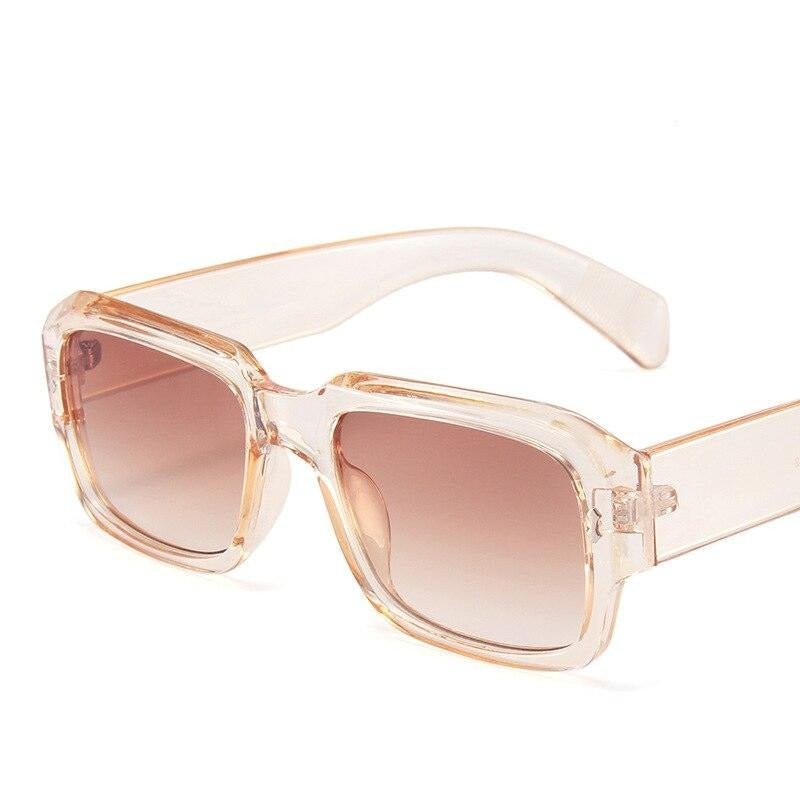 Óculos de Sol Quadrado - Queens™ - UV400 (FRETE GRÁTIS) 0 Oak Vintage Champanhe 