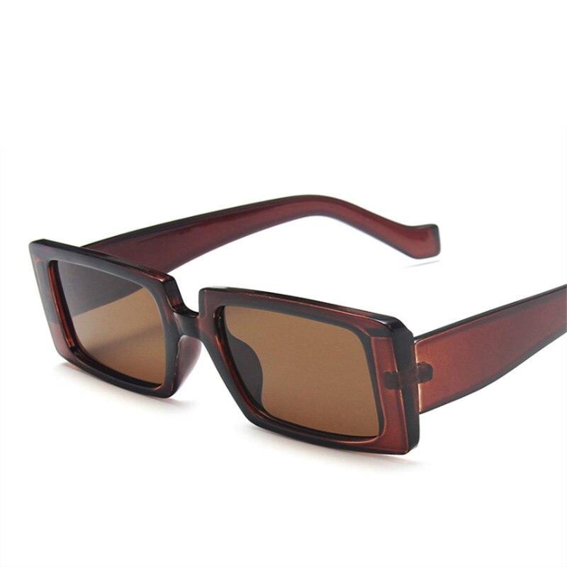 Óculos de Sol - Quadrado Vintage Premium™ - UV400 (FRETE GRÁTIS) OC07 Oak Vintage Marrom 