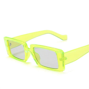 Óculos de Sol - Quadrado Vintage Premium™ - UV400 (FRETE GRÁTIS) OC07 Oak Vintage Verde 