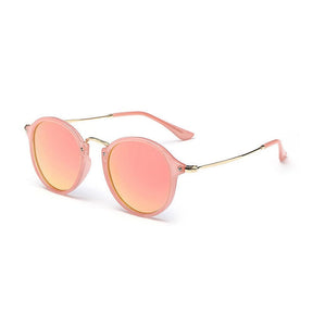 Óculos de Sol Redondo - Retro Petry™ - UV400 (FRETE GRÁTIS) 0 Oak Vintage Rosa 