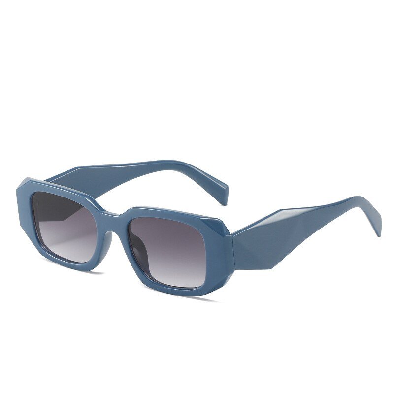Óculos de Sol Retangular - Jade™ - UV400 (FRETE GRÁTIS) 0 Oak Vintage Azul Gradiente/ Cinza 