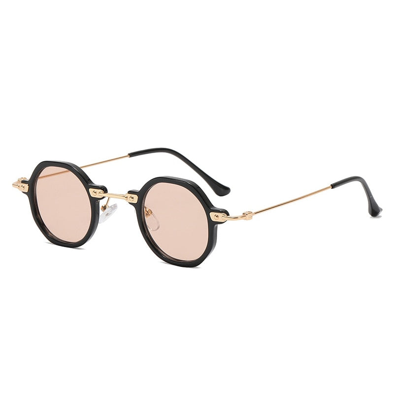 Óculos de Sol Retrô - Fifth™ - UV400 (FRETE GRÁTIS) 0 Oak Vintage Preto/ Champanhe 