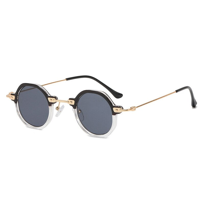 Óculos de Sol Retrô - Fifth™ - UV400 (FRETE GRÁTIS) 0 Oak Vintage Preto Clear/ Cinza 