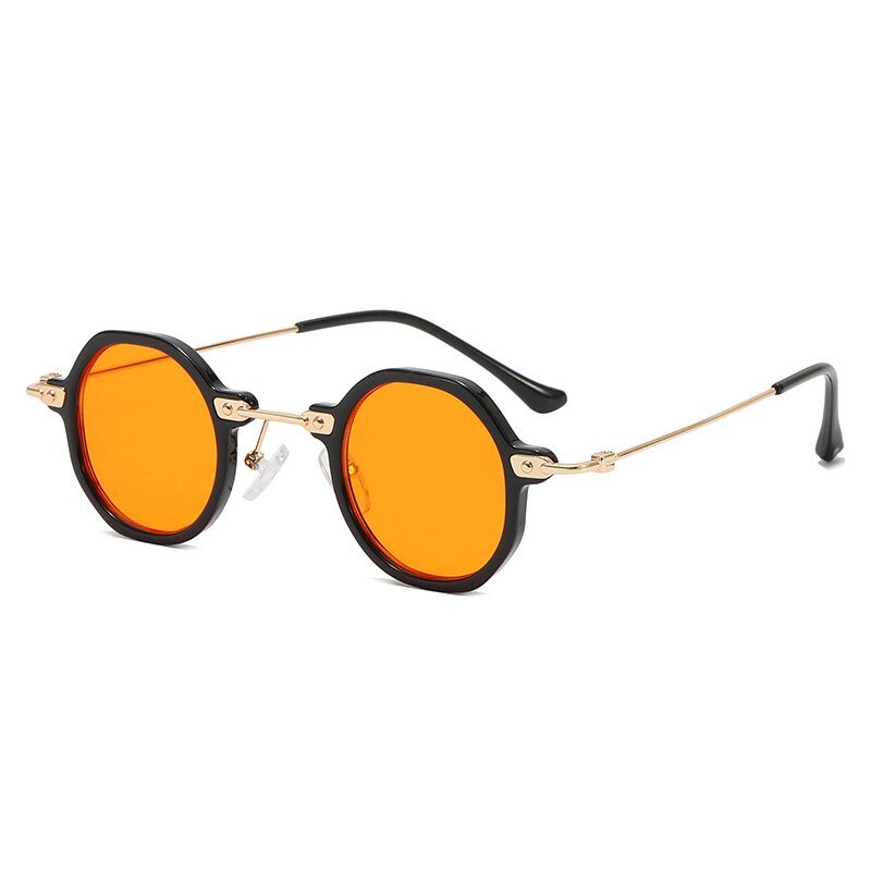 Óculos de Sol Retrô - Fifth™ - UV400 (FRETE GRÁTIS) 0 Oak Vintage Preto/ Laranja 