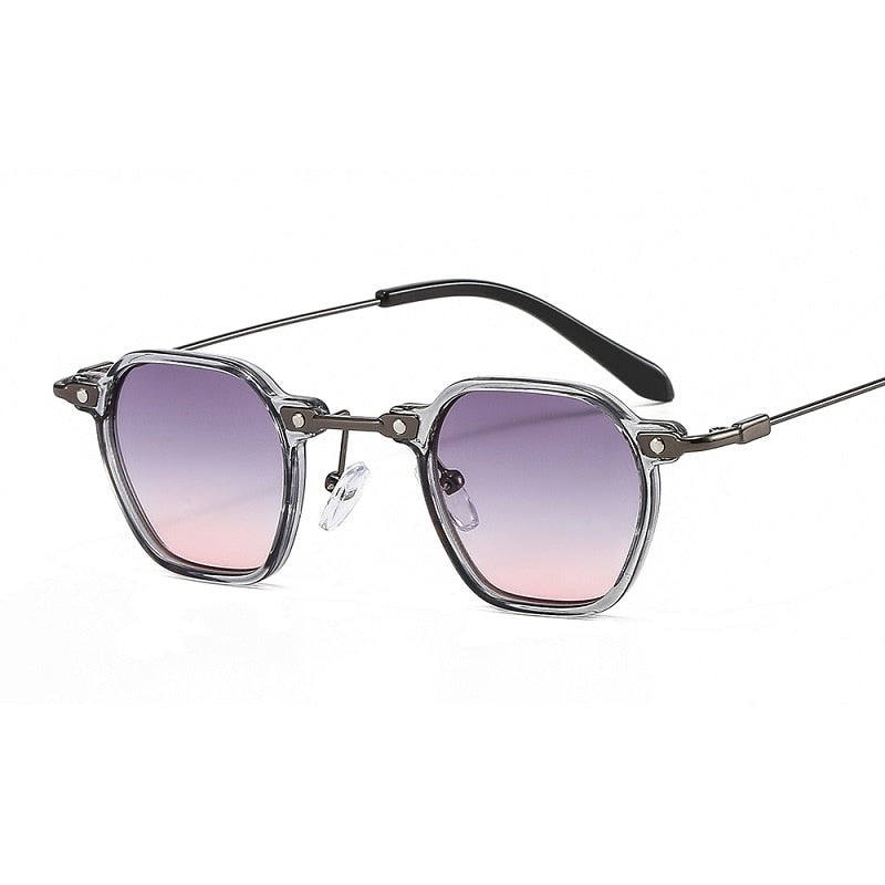 Óculos de Sol - Retrô Prime™ - UV400 (FRETE GRÁTIS) 0 Oak Vintage Cinza/ Cinza + Rosa 