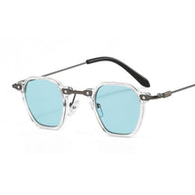 Óculos de Sol - Retrô Prime™ - UV400 (FRETE GRÁTIS) 0 Oak Vintage Transparente/ Azul + Verde 
