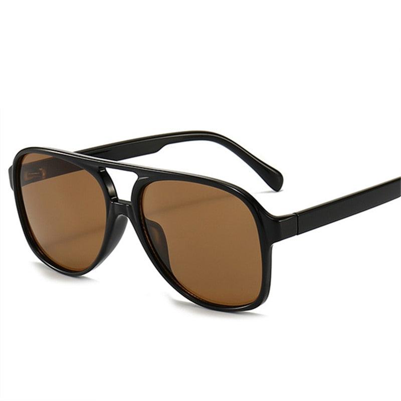 Óculos de Sol - Singapura™ - UV400 (FRETE GRÁTIS) 0 Oak Vintage Preto/ Marrom 