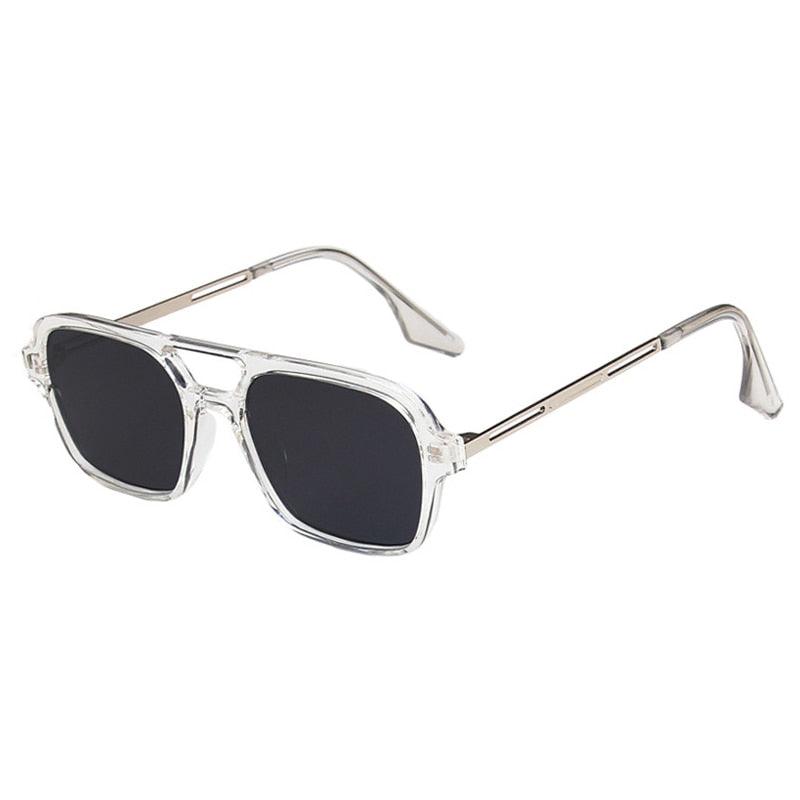 Óculos de Sol - Veneza™ - UV400 (FRETE GRÁTIS) C015 Oak Vintage Transparente/ Cinza 