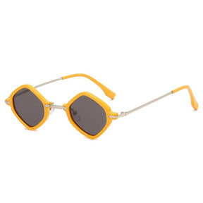 Óculos de Sol - Vintage Aveline™ - UV400 (FRETE GRÁTIS) 0 Oak Vintage Laranja/Cinza 