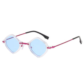 Óculos de Sol - Vintage Aveline™ - UV400 (FRETE GRÁTIS) 0 Oak Vintage Transparente/Azul 