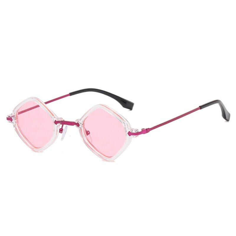 Óculos de Sol - Vintage Aveline™ - UV400 (FRETE GRÁTIS) 0 Oak Vintage Transparente/Rosa 