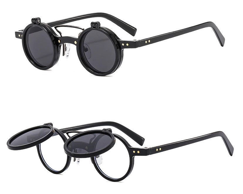 Óculos de Sol - Vintage Calle™ - UV400 (FRETE GRÁTIS) 0 Oak Vintage Preto/ Cinza 