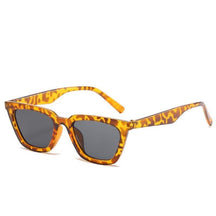 Óculos de sol - Vintage Cat Eye Premium™ - UV400 (FRETE GRÁTIS) OC10 Oak Vintage Leopardo 