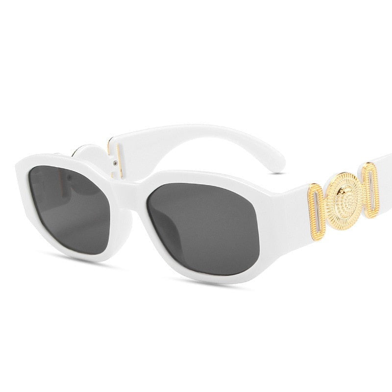 Óculos de Sol Vintage - Dubai™ - UV400 (FRETE GRÁTIS) 0 Oak Vintage Branco/ Cinza 