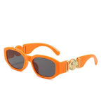 Óculos de Sol Vintage - Dubai™ - UV400 (FRETE GRÁTIS) 0 Oak Vintage Laranja/ Cinza 