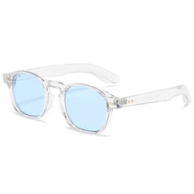 Óculos de Sol - Vintage Franklin™ - UV400 (FRETE GRÁTIS) OC-097 Oak Vintage Transparente/Azul 