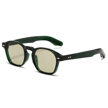 Óculos de Sol - Vintage Franklin™ - UV400 (FRETE GRÁTIS) OC-097 Oak Vintage Verde 