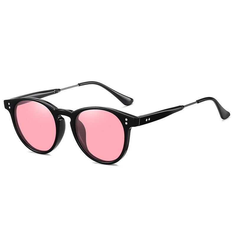 Óculos de Sol - Vintage Kant™ - UV400 (FRETE GRÁTIS) 0 Oak Vintage Preto/ Rosa 