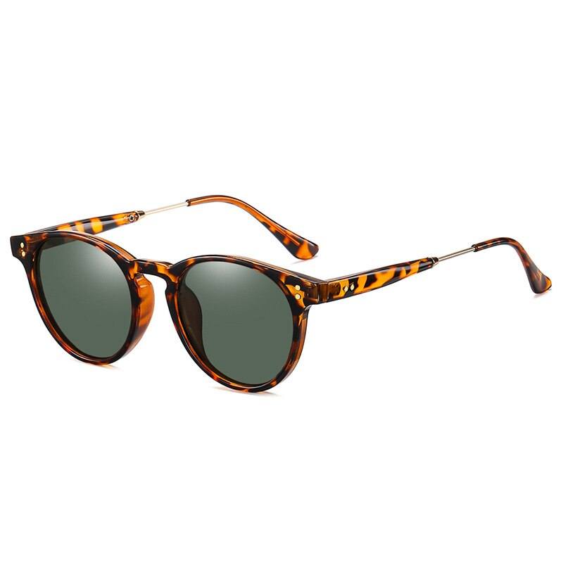 Óculos de Sol - Vintage Kant™ - UV400 (FRETE GRÁTIS) 0 Oak Vintage Tartaruga/ Verde Militar 