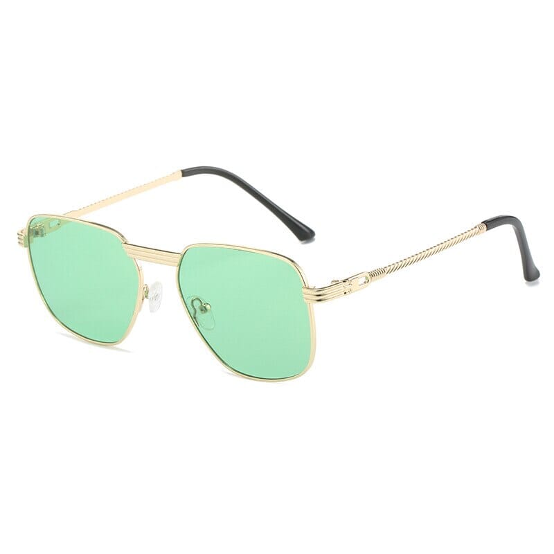 Óculos de Sol - Vintage Lily™ - UV400 (FRETE GRÁTIS) 0 Oak Vintage Dourado/Verde 