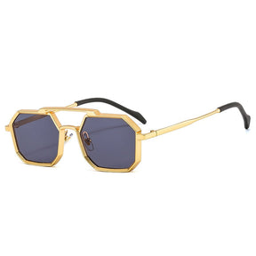 Óculos de Sol - Vintage Octógono ™ - UV400 (FRETE GRÁTIS) 0 Oak Vintage Dourado/ Cinza 