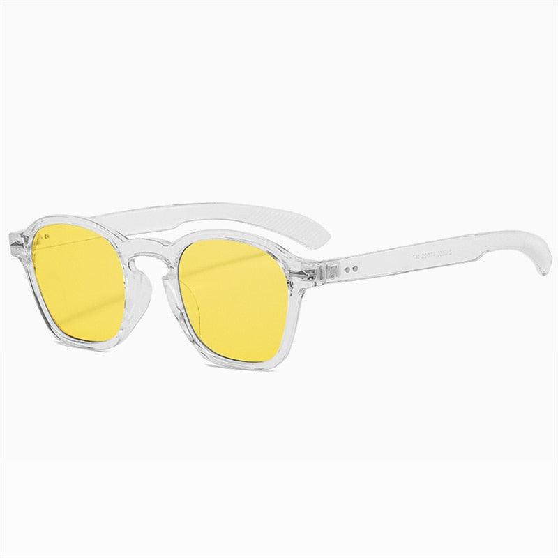 Óculos de Sol - Vintage Premium™ - UV400 (FRETE GRÁTIS) OC11 Oak Vintage Amarelo/ Transparente 