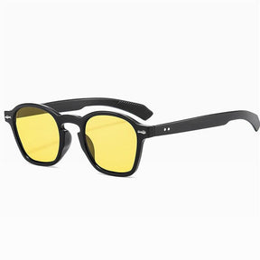 Óculos de Sol - Vintage Premium™ - UV400 (FRETE GRÁTIS) OC11 Oak Vintage Preto/ Amarelo 