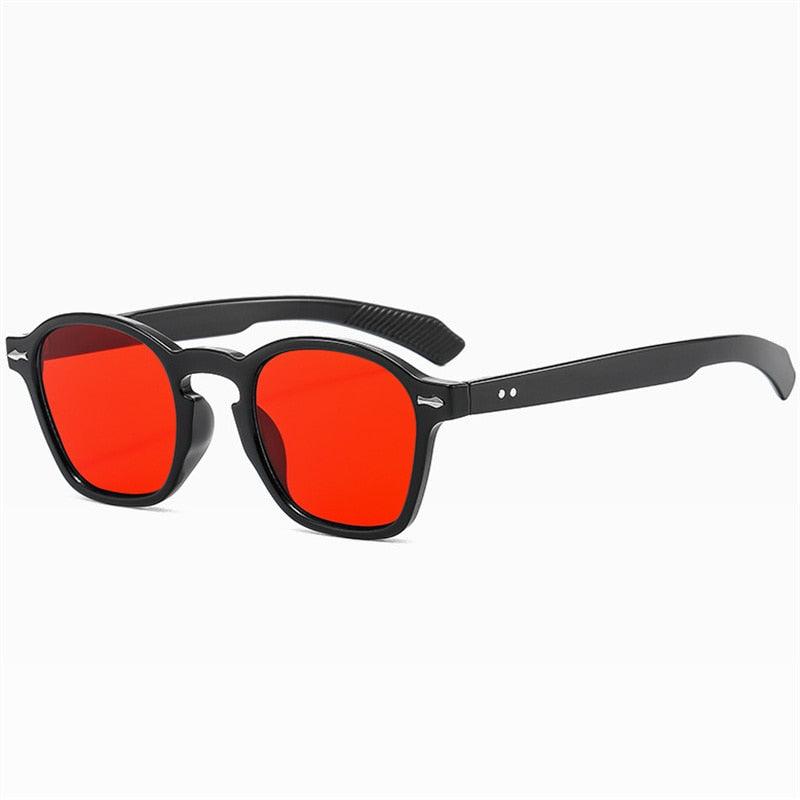 Óculos de Sol - Vintage Premium™ - UV400 (FRETE GRÁTIS) OC11 Oak Vintage Vermelho/ Preto 
