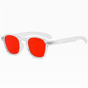 Óculos de Sol - Vintage Premium™ - UV400 (FRETE GRÁTIS) OC11 Oak Vintage Vermelho/ Transparente 