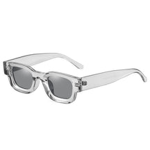 Óculos de Sol - Vintage Quadrangular™ - UV400 (FRETE GRÁTIS) OC018 Oak Vintage Cinza 
